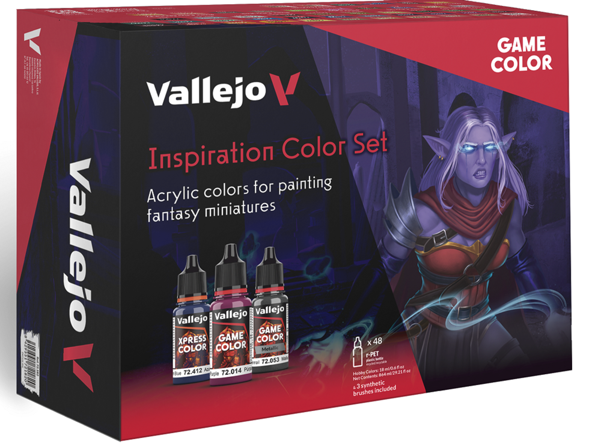 Vallejo - Game Color / 48 Colors Set - Inspiration Color Set 18ml Vallejo - Game Color / 48 Colors Set - Inspiration Color Set 18ml