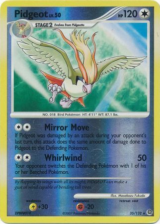 Pidgeot - 35/132 - Reverse Holo - EN Pidgeot - 35/132 - Reverse Holo - EN