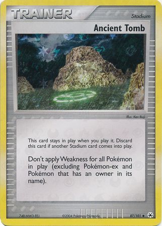 Ancient Tomb - 87/101 - Reverse Holo - EN Ancient Tomb - 87/101 - Reverse Holo - EN