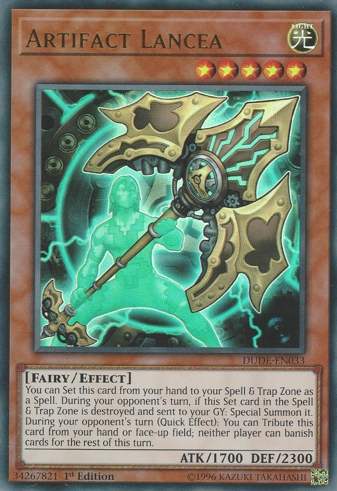 Artefakt Longinuslanze - DUDE-033 - Ultra Rare - 1. Auflage