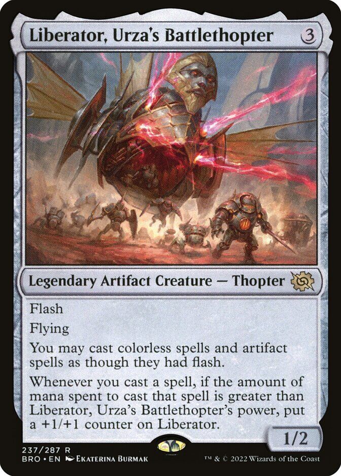 Liberator, Urza's Battlethopter - BRO 237 - Foil - EN - NM Liberator, Urza's Battlethopter - BRO 237 - Foil - EN - NM