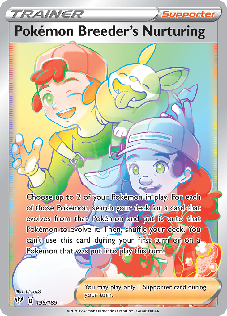 Pokémon Breeder’s Nurturing - 195/189 - EN Pokémon Breeder’s Nurturing - 195/189 - EN