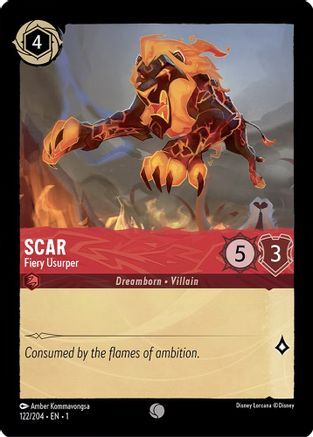 Scar - Fiery Usurper - 122/204 - EN