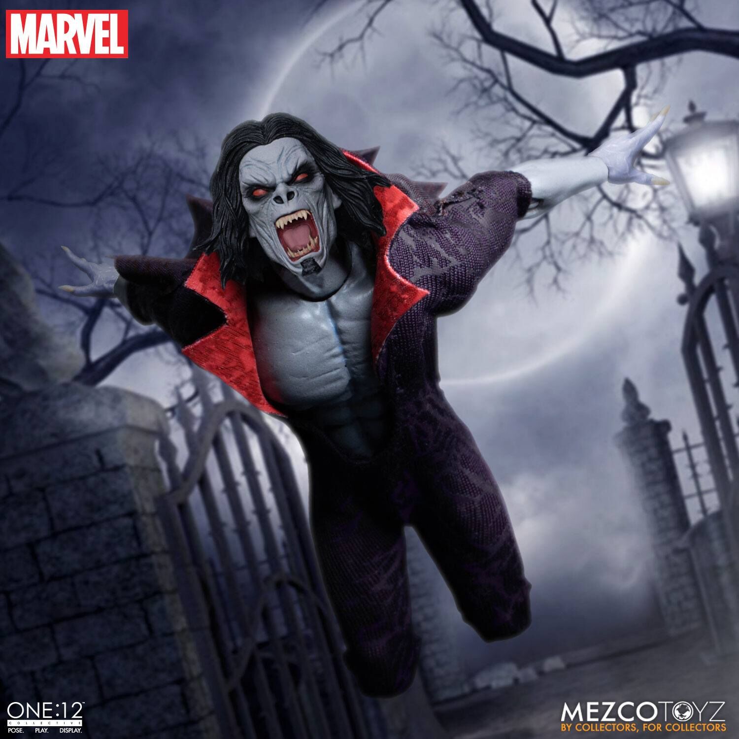 Marvel Universe Actionfigur mit Leuchtfunktion 1/12 Morbius 17 cm