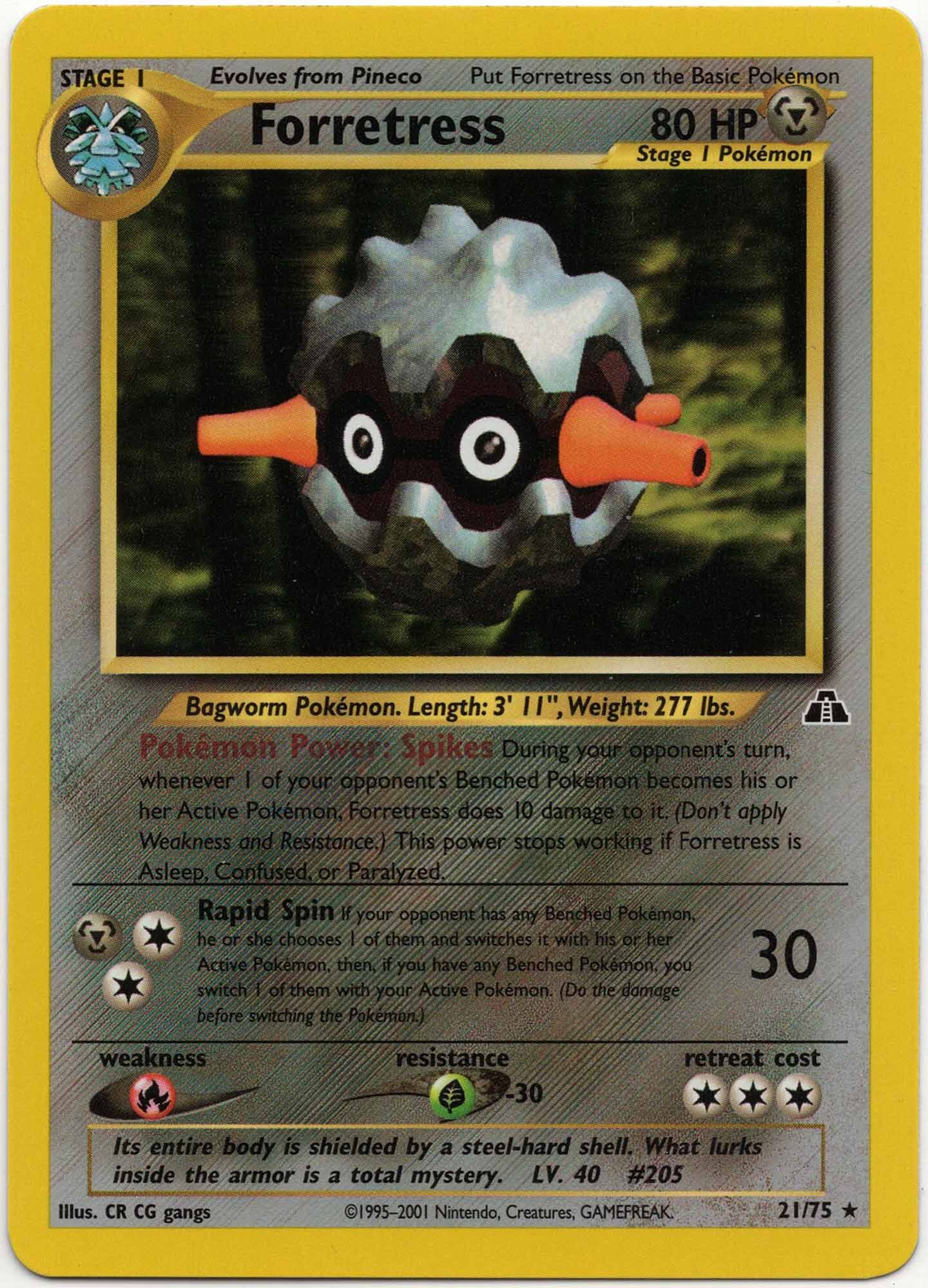 forretress-21-75-pok-mon-tcg Forretress - 21/75 - Pokémon TCG