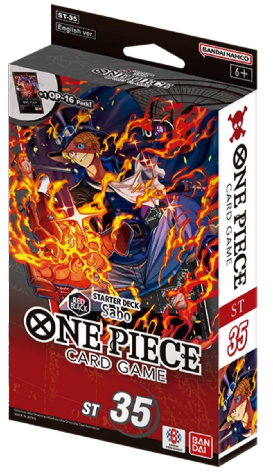 Starter Deck RED/BLACK Sabo - ST-35 - One Piece Card Game - EN Starter Deck RED/BLACK Sabo - ST-35 - One Piece Card Game - EN