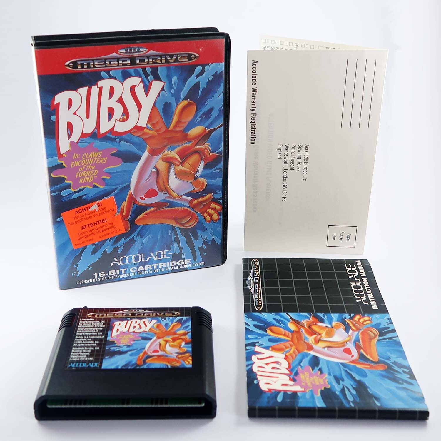 Bubsy - SEGA Mega Drive Bubsy - SEGA Mega Drive