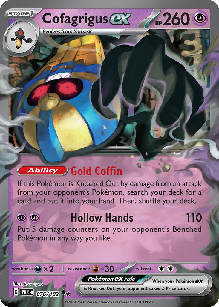 Cofagrigus ex - 076/182 - EN