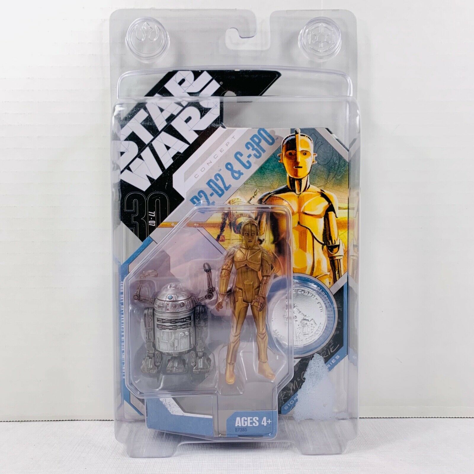 Star Wars Expanded Universe Exclusives 2007 R2-D2 & C-3PO Exclusive Action Figure 2-Pack [McQuarrie Concept]