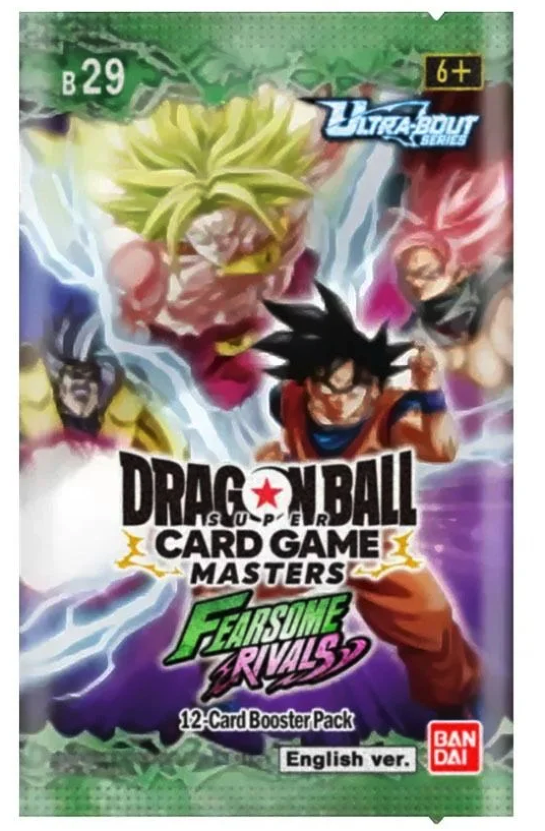 Super Masters Ultra-Bout Series Set 2 - B29 - Fearsome Rivals Booster Pack - Dragonball Super Card Game - EN Super Masters Ultra-Bout Series Set 2 - B29 - Fearsome Rivals Booster Pack - Dragonball Super Card Game - EN