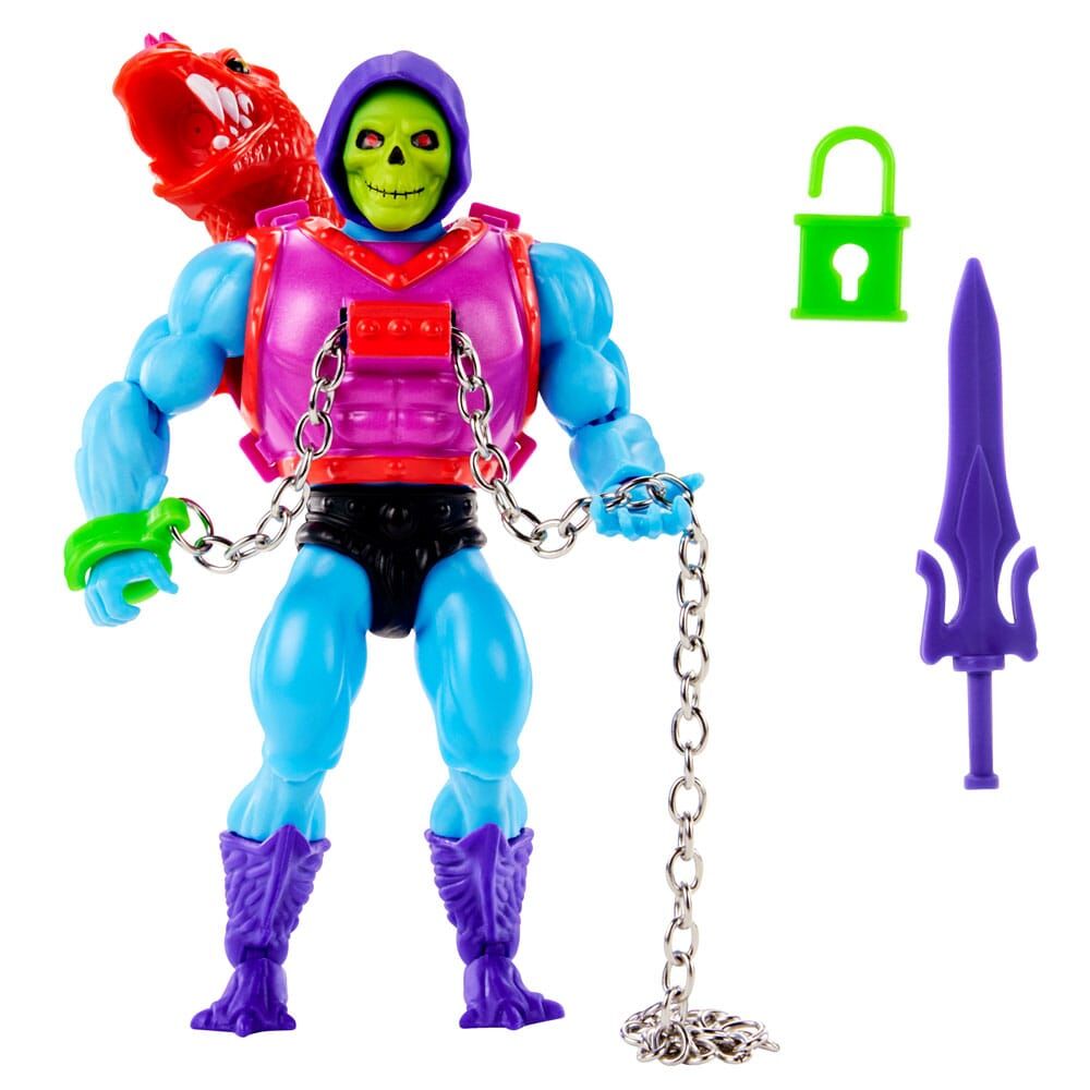 Masters of the Universe Origins Deluxe Actionfigur Dragon Blaster Skeletor 14 cm