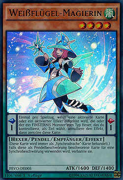 Weissflügel-Magierin - Yu-Gi-Oh!