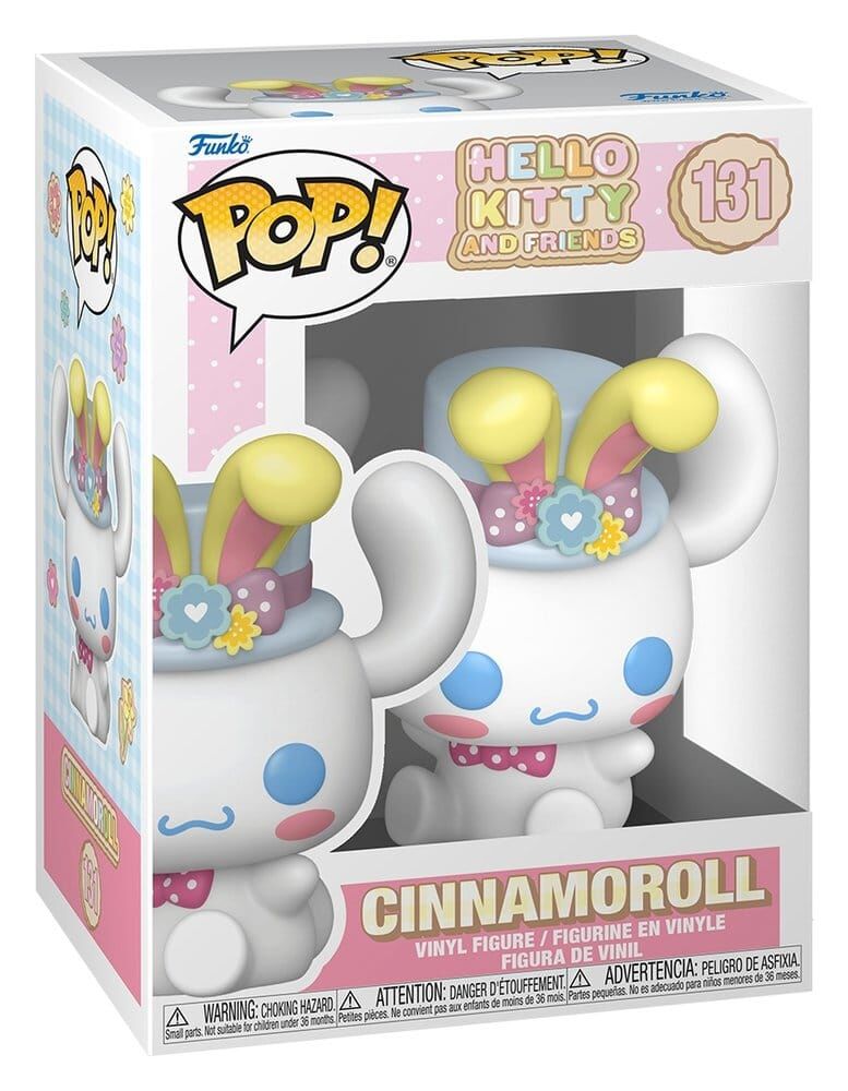 Hello Kitty And Friends POP! #131 Animation Vinyl Figur Spring - Cinnamoroll 9 cm