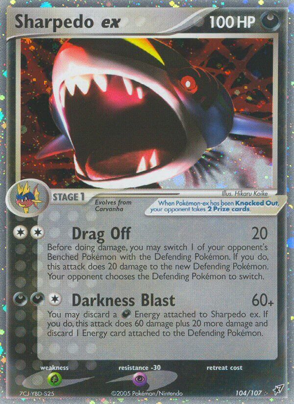 Sharpedo ex - 104/107 - EN