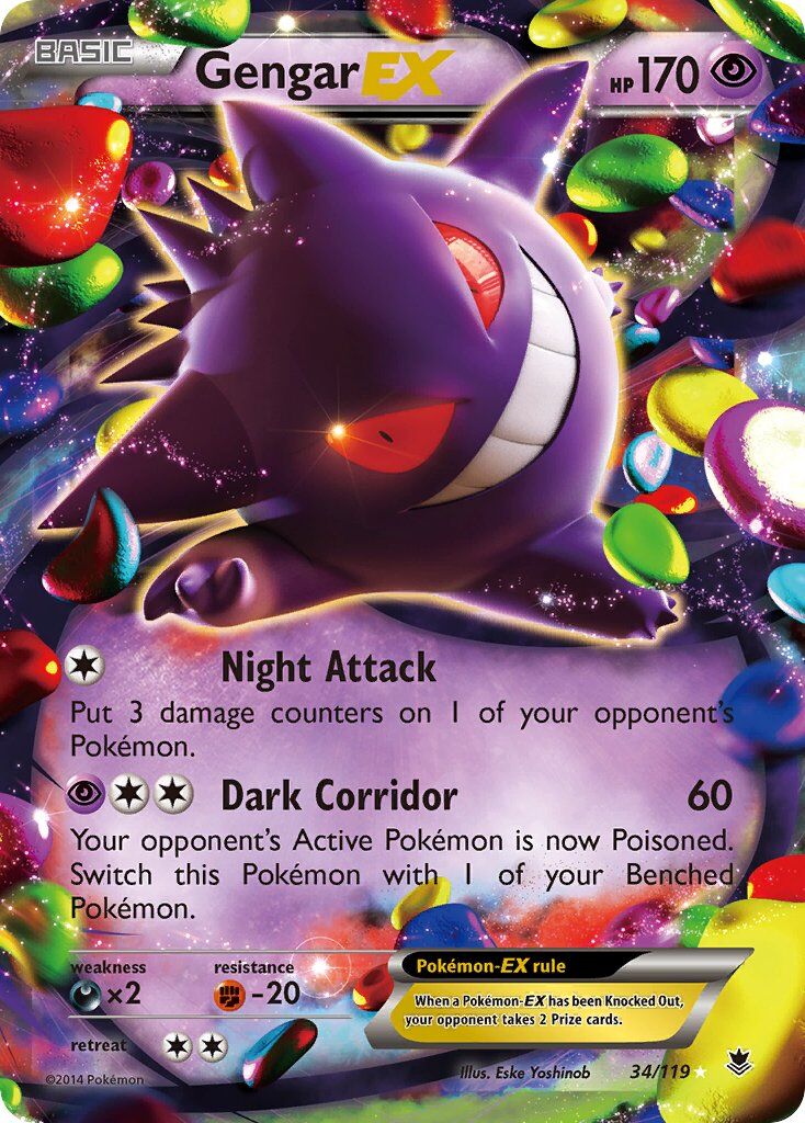 Gengar-EX - 34/119 - EN