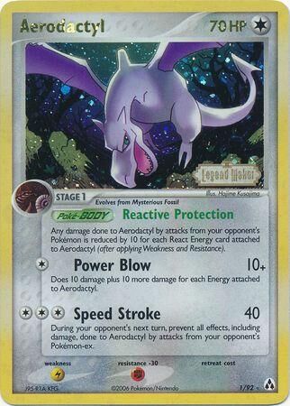 Aerodactyl - 1/92 - Reverse Holo - EN