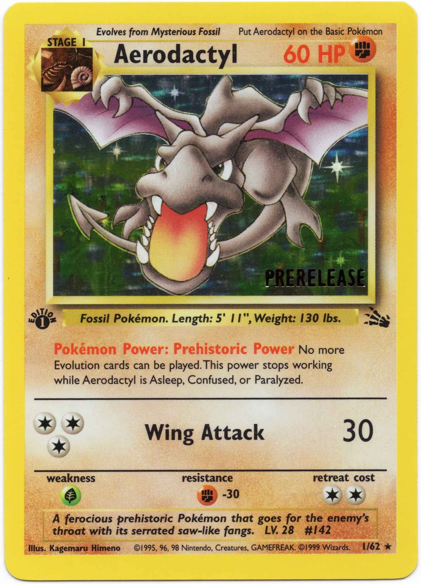 aerodactyl-1-62-1-auflage-stamp-pok-mon-tcg Aerodactyl 1/62 - Pokémon TCG