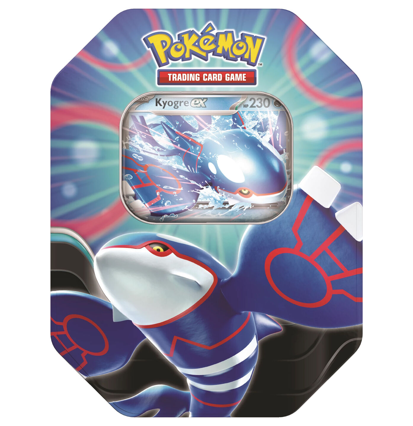 Pokémon Spring Azure Legends Tin - Kyogre EX - EN Pokémon Spring Azure Legends Tin - Kyogre EX - EN