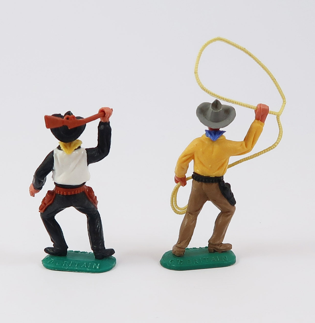 Timpo 2 Cowboys mit Gewehr und Lasso