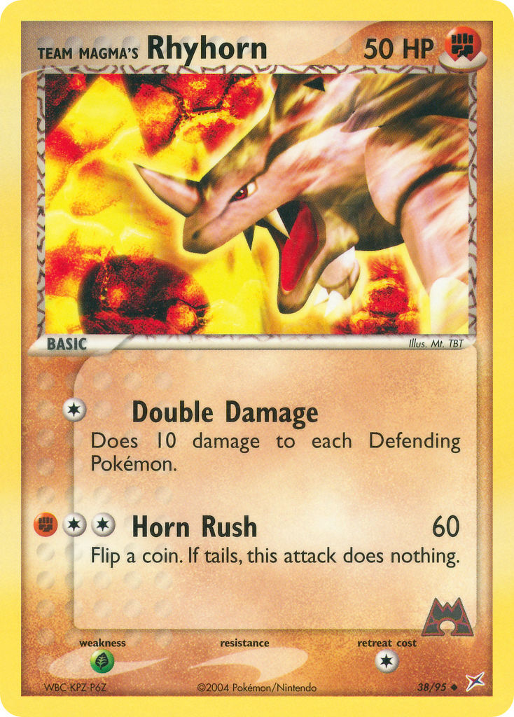 Team Magma’s Rhyhorn - 38/95 - EN