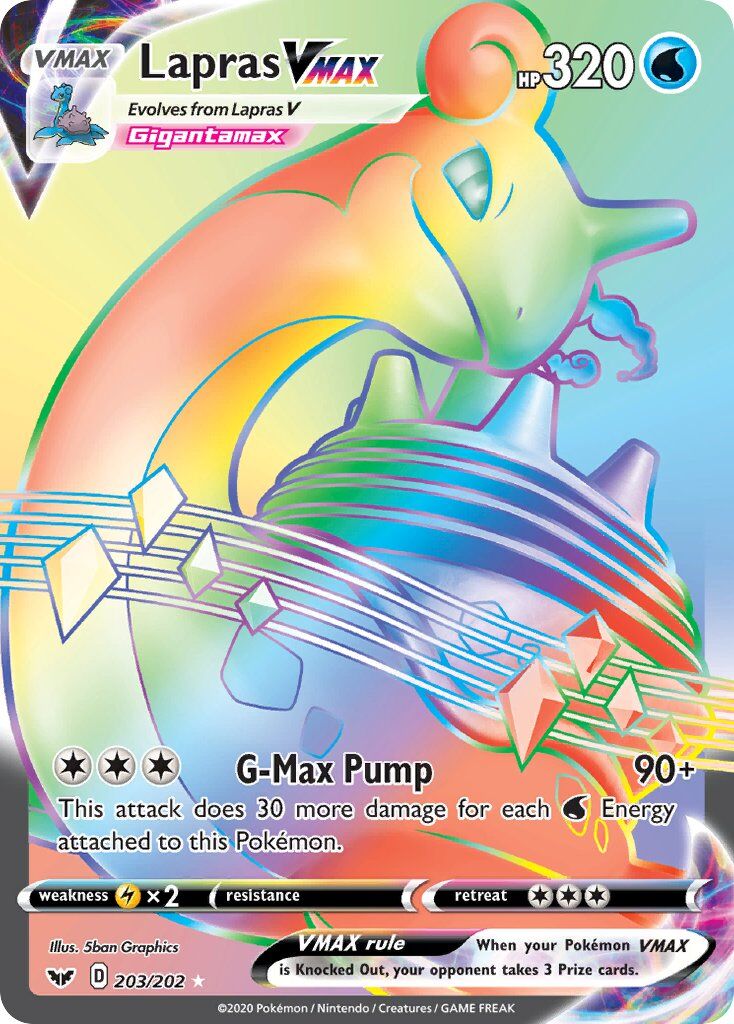 Lapras VMAX - 203/202 - EN Lapras VMAX - 203/202 - EN