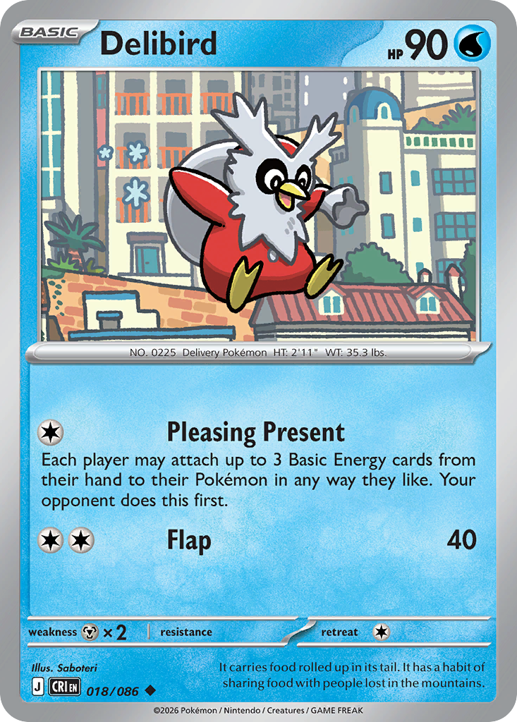 Delibird - 018/086 - EN Delibird - 018/086 - EN