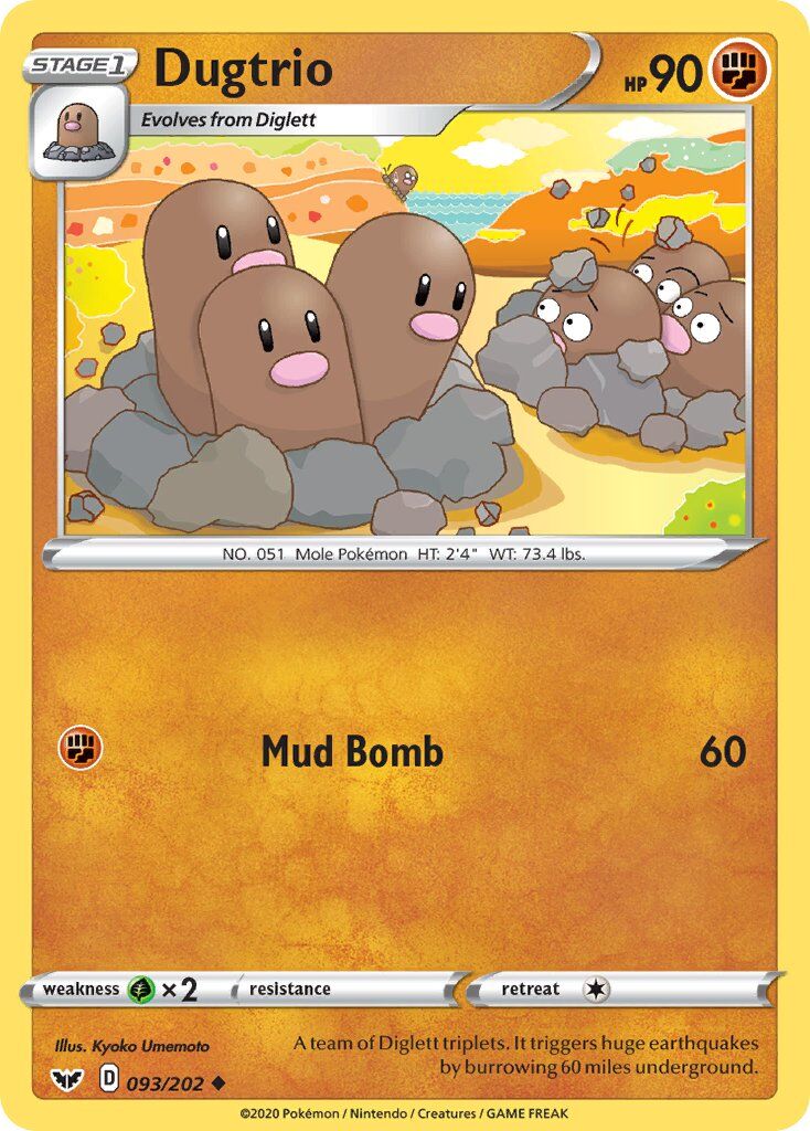 Dugtrio - 093/202 - EN Dugtrio - 093/202 - EN