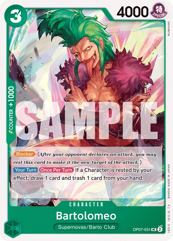 Bartolomeo - OP07-031 Bartolomeo - OP07-031