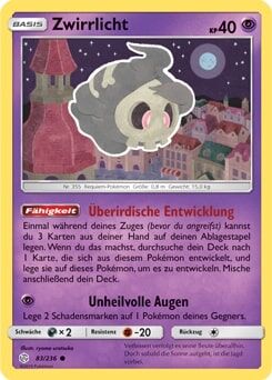 Zwirrlicht 083/236 - Pokémon TCG