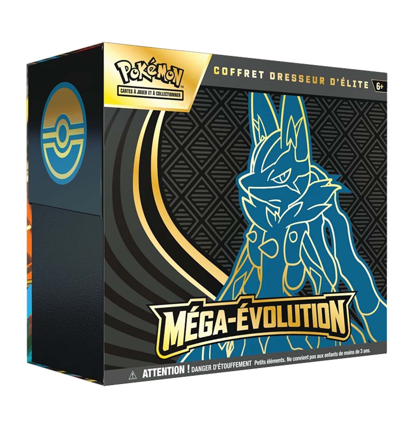 Pokémon JCC: Méga Évolution Coffret Dresseur d'Élite (Méga-Lucario) - FR Pokémon JCC: Méga Évolution Coffret Dresseur d'Élite (Méga-Lucario) - FR