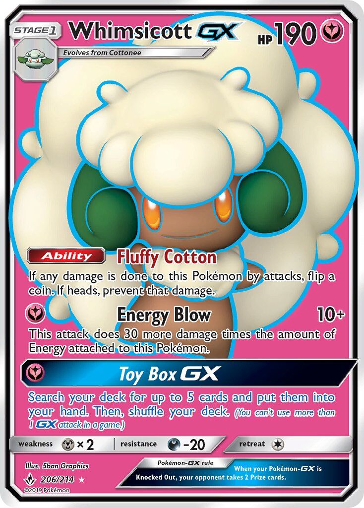 Whimsicott-GX - 206/214 - EN