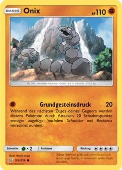 Onix 103/236 - Pokémon TCG