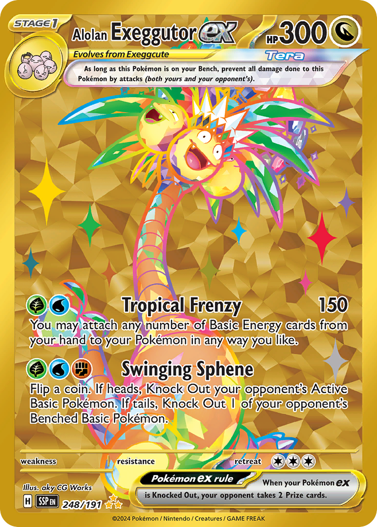 Alolan Exeggutor ex - 248/191 - EN Alolan Exeggutor ex - 248/191 - EN