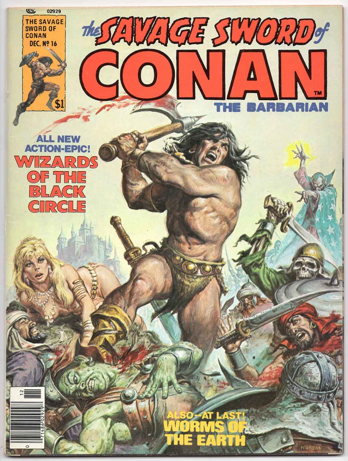 Savage Sword of Conan the Barbarian #16