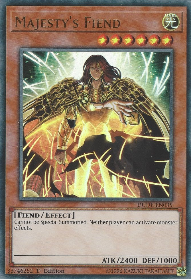 Majestätsunterweltler - DUDE-035 - Ultra Rare - 1. Auflage