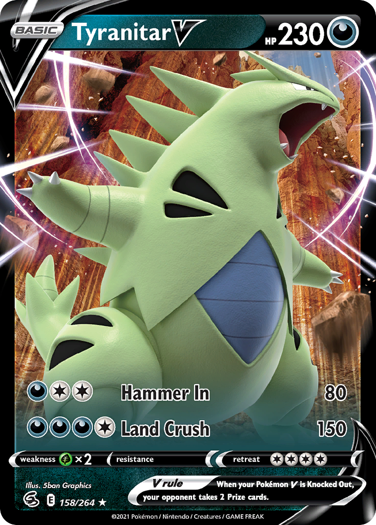 Tyranitar V - 158/264 - EN