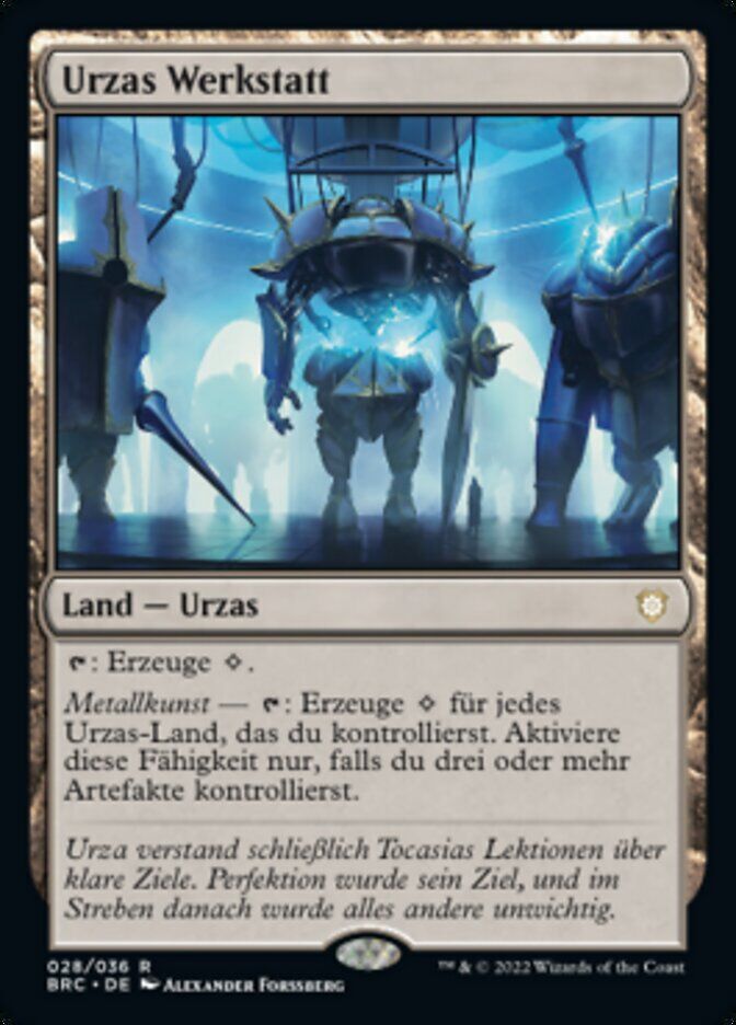 Urza's Workshop - BRC 28 - Foil - DE - NM