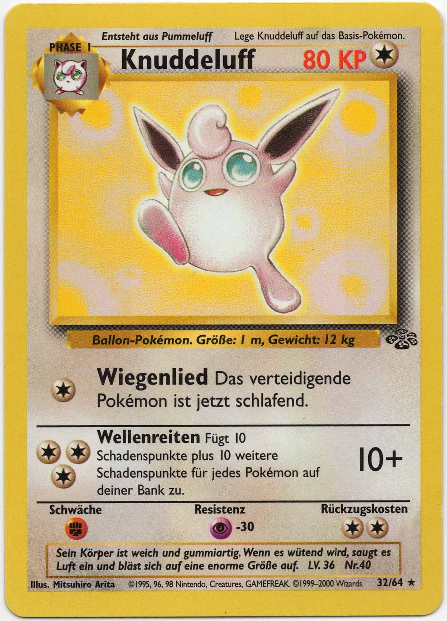 knuddeluff-32-64-pok-mon-tcg Knuddeluff - 32/64 - Pokémon TCG