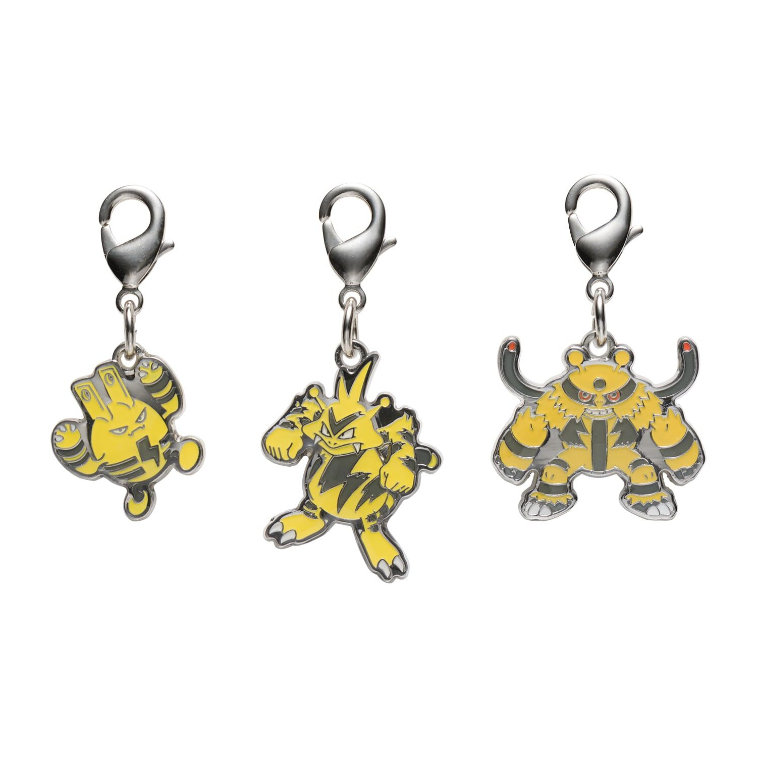 Pokemon Center - Elekid, Electabuzz, Electivire Schlüsselanhänger - 3 Stück