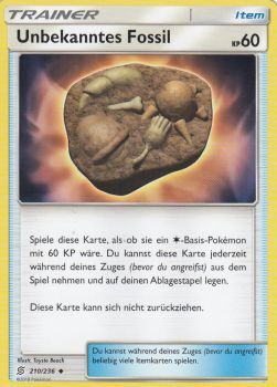 Unbekanntes Fossil 210/236 - Pokémon TCG