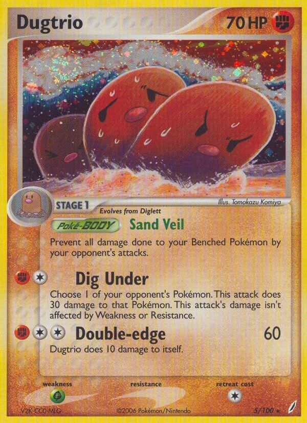 Dugtrio - 5/100 - EN Dugtrio - 5/100 - EN