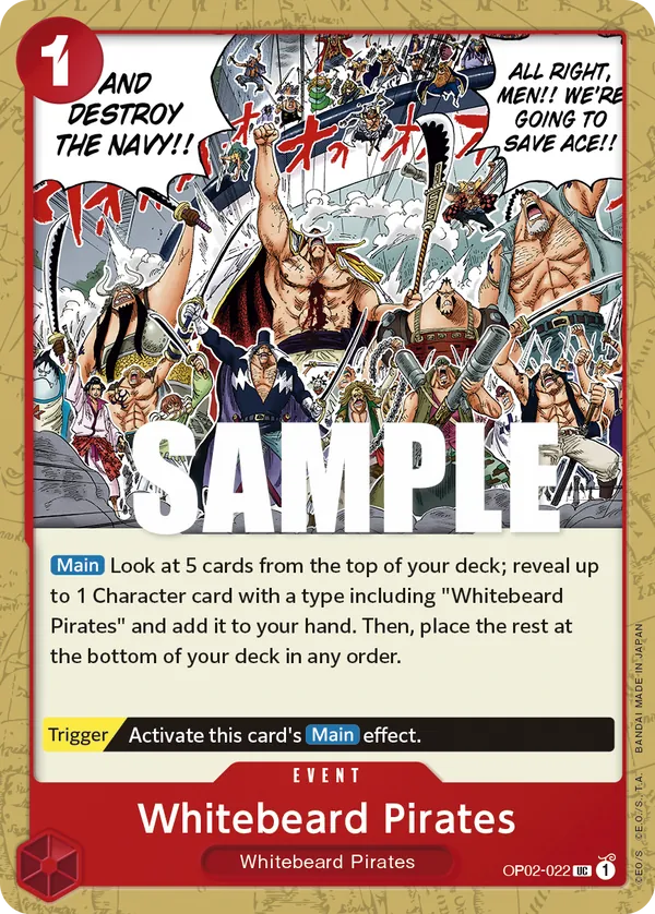 Whitebeard Pirates - OP02-022 Whitebeard Pirates - OP02-022