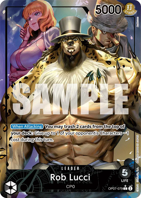 Rob Lucci - OP07-079 - Alternate Art - JP