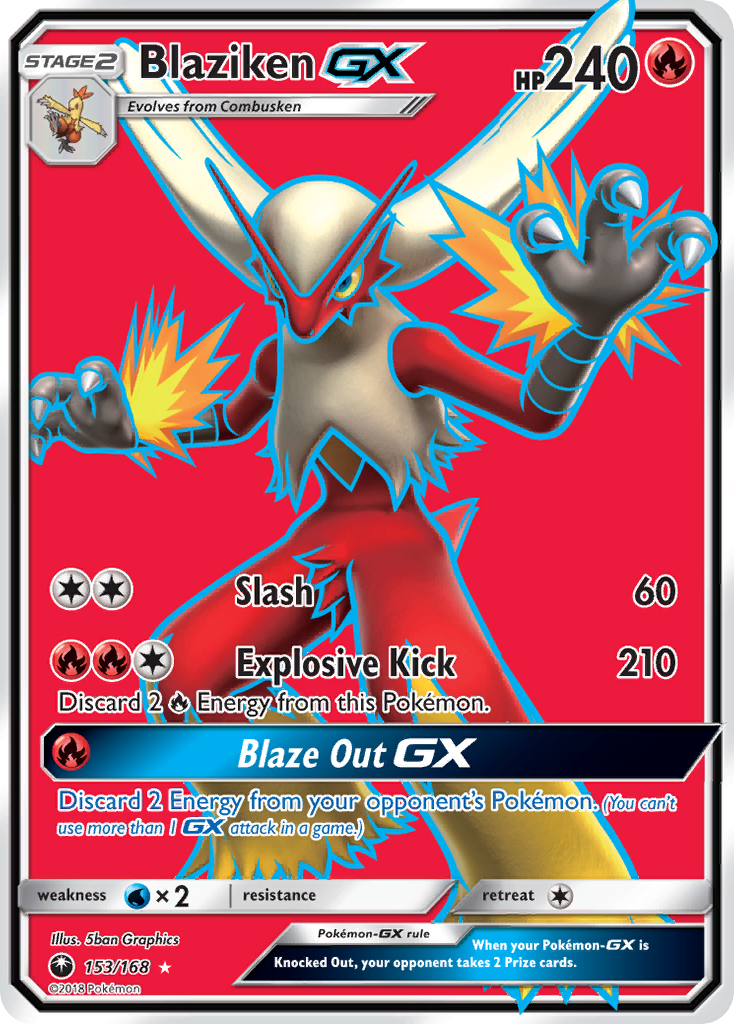 Blaziken-GX - 153/168 - EN Blaziken-GX - 153/168 - EN
