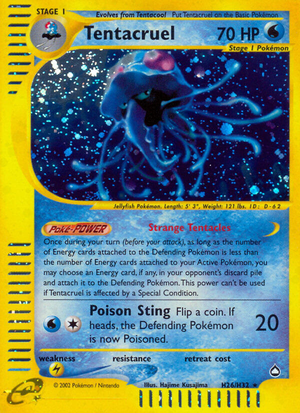 Tentacruel - H26/H32 - Holo Rare - EN Tentacruel - H26/H32 - Holo Rare - EN