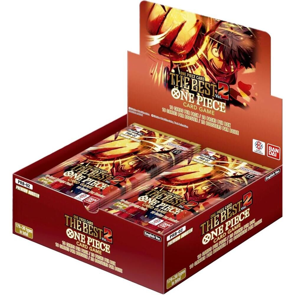 The Best Vol.2 PRB-02 Premium Booster Display (20) - One Piece Card Game - EN The Best Vol.2 PRB-02 Premium Booster Display (20) - One Piece Card Game - EN