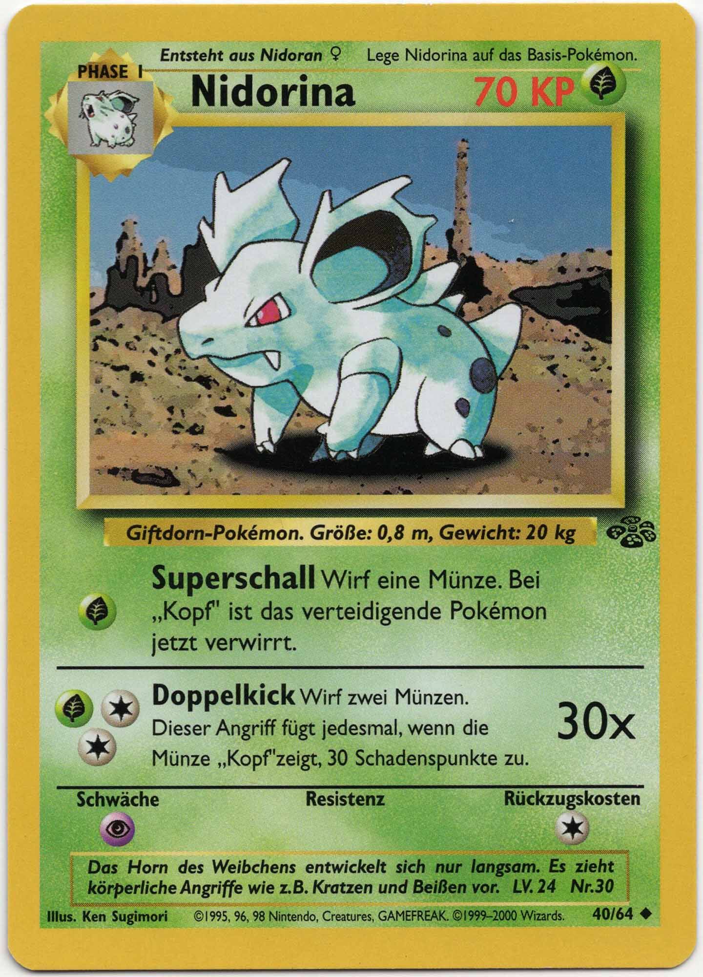 Nidorina - 40/64 - Pokémon TCG
