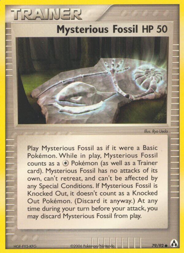 Mysterious Fossil - 79/92 - EN Mysterious Fossil - 79/92 - EN