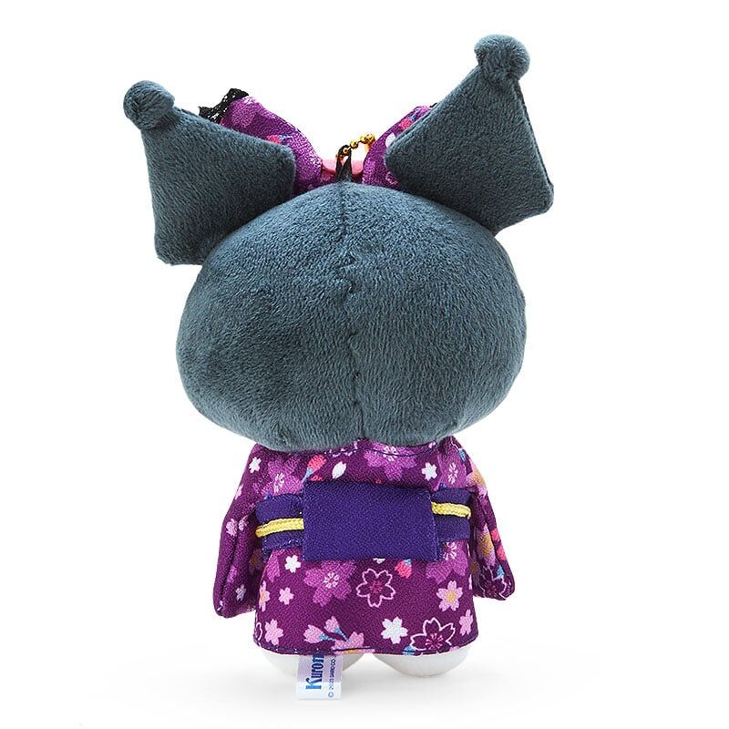 Kuromi Mascot Holder (Sakura Kimono) - 15 cm