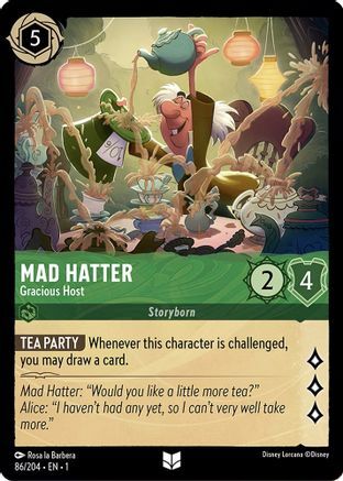 Mad Hatter - Gracious Host - 86/204 - EN Mad Hatter - Gracious Host - 86/204 - EN